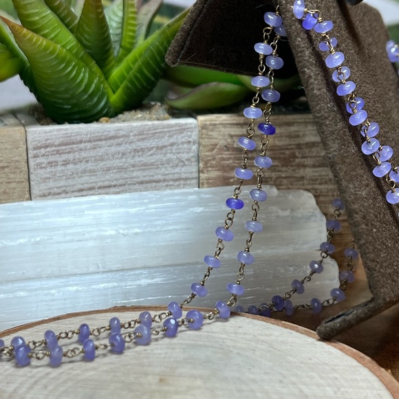 VTG| Amethyst Bead Clover Necklace 💜✨ - Picture 4 of 7